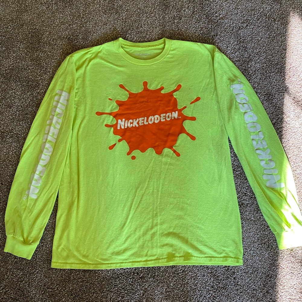 Neon Nickelodeon 90’s Nostalgia long sleeve